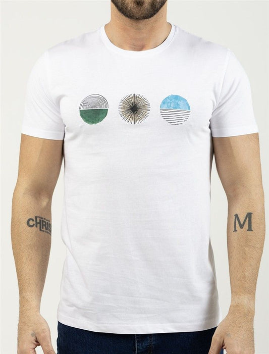 Printed Circle T-Shirt