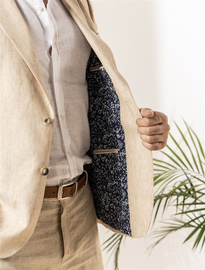 Single Breasted Linen Blazer