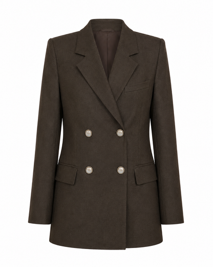 Double Breasted Relaxed Blazer