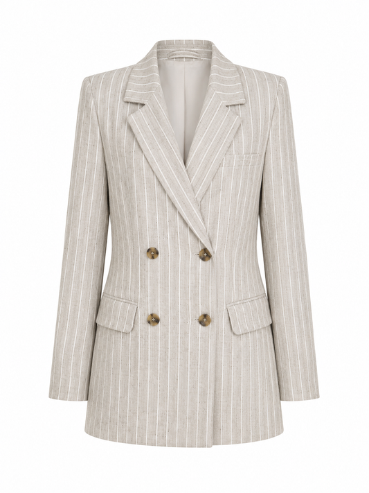 Double Breasted Relaxed Blazer