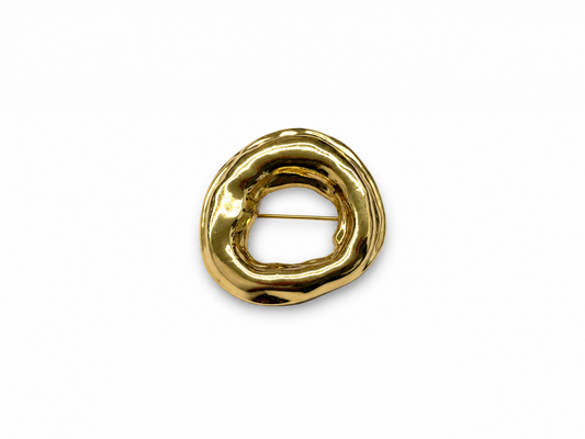 Gold Circle Pin
