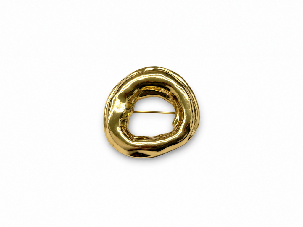 Gold Circle Pin