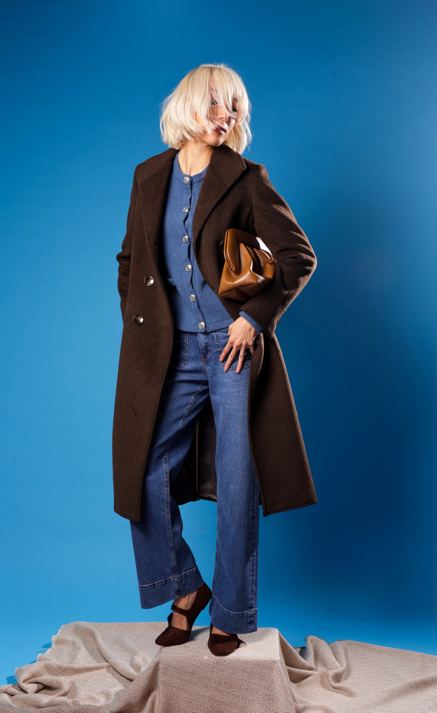 Long Double Breasted Coat