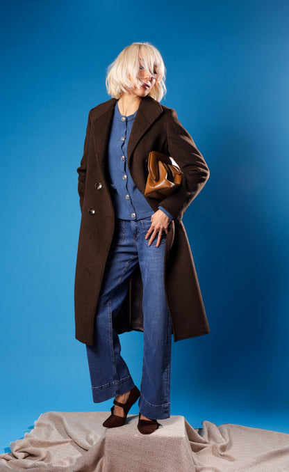 Long Double Breasted Coat