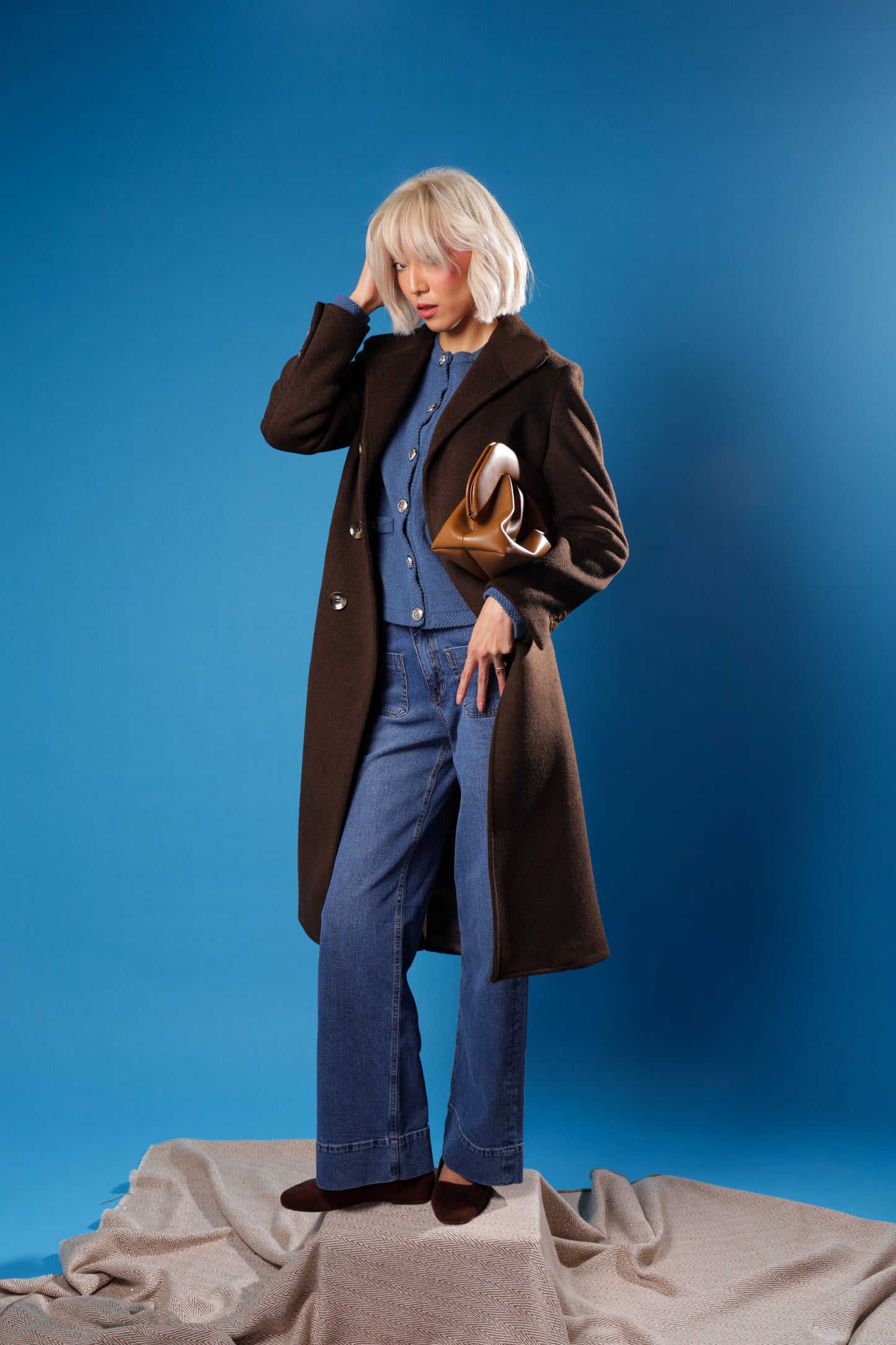 Long Double Breasted Coat