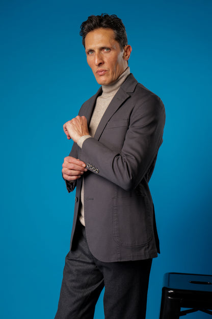 Blazer Cotton Washed Deconstructed