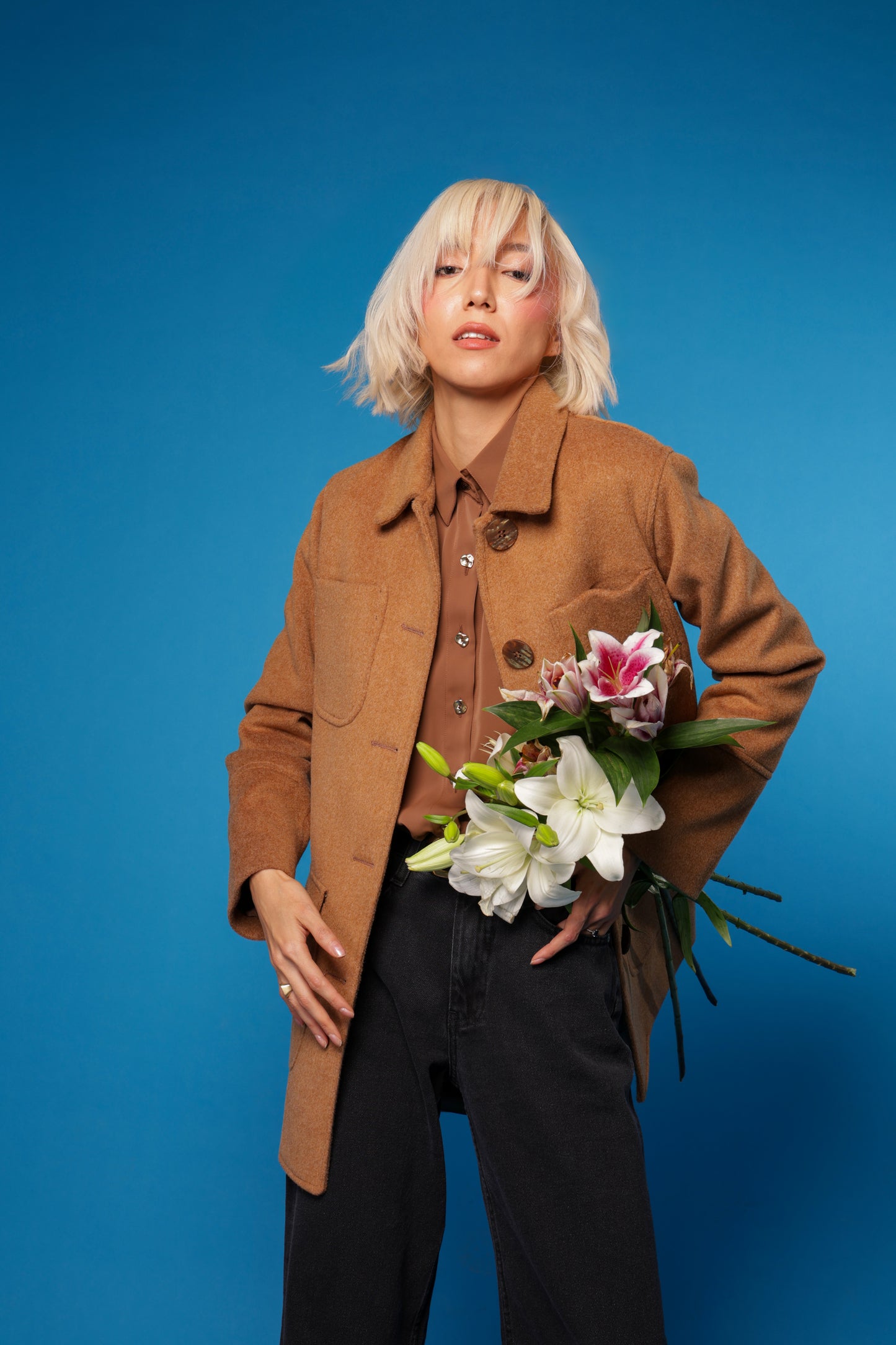 Structured Coat With Four Pockets