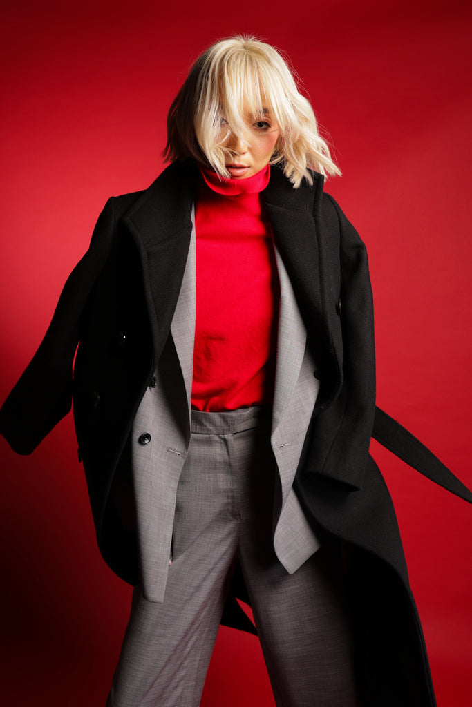 Long Double Breasted Coat