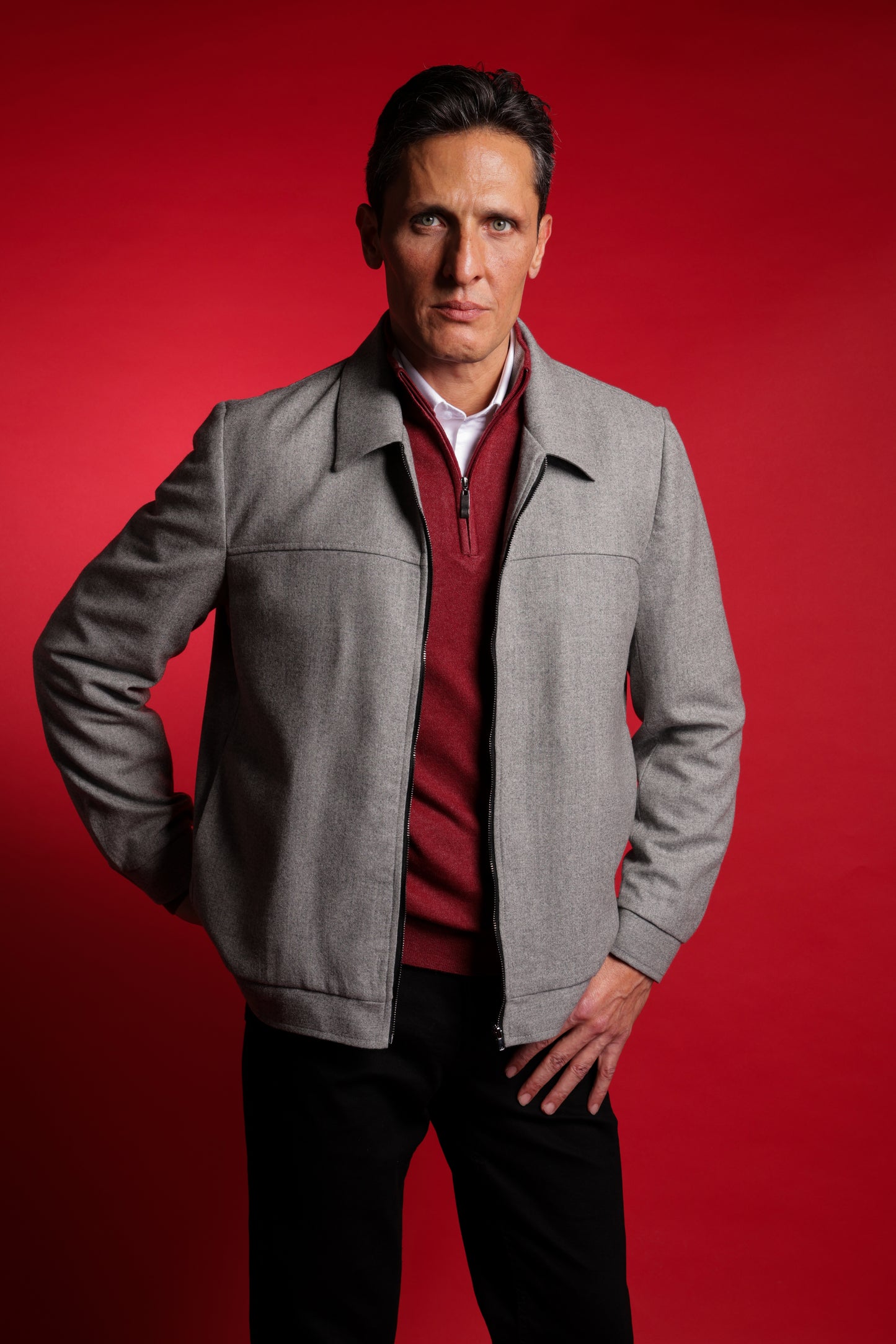 Short Jacket With Zipper