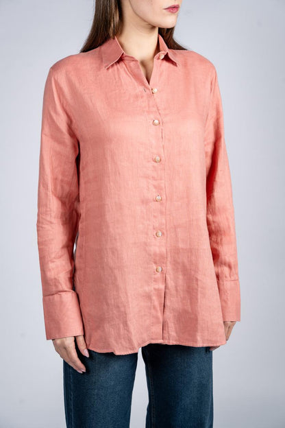Long Sleeves Shirt With Round Side Slits