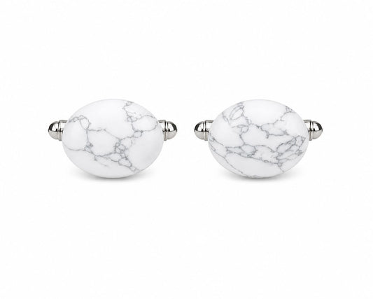 Round Stone Cufflinks