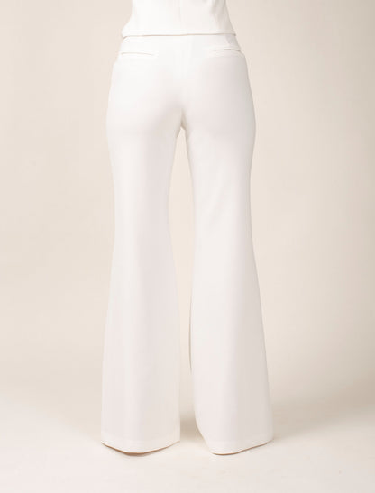 Flared High Waist Trousers