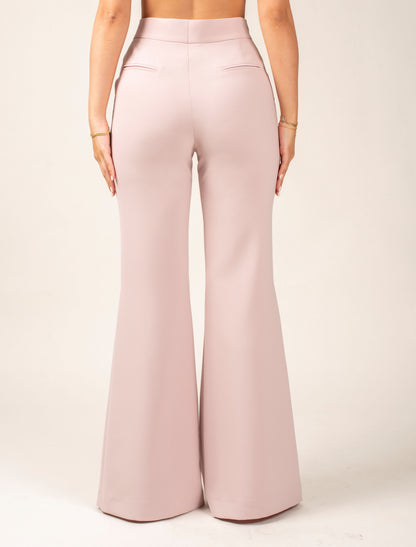 Flared High Waist Trousers