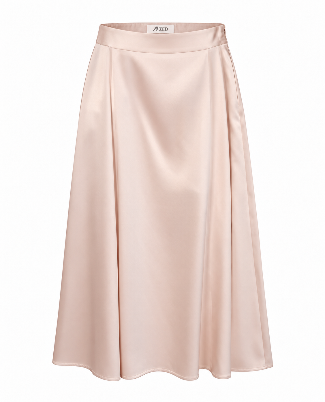 Flared Skirt With Elongated Cuts