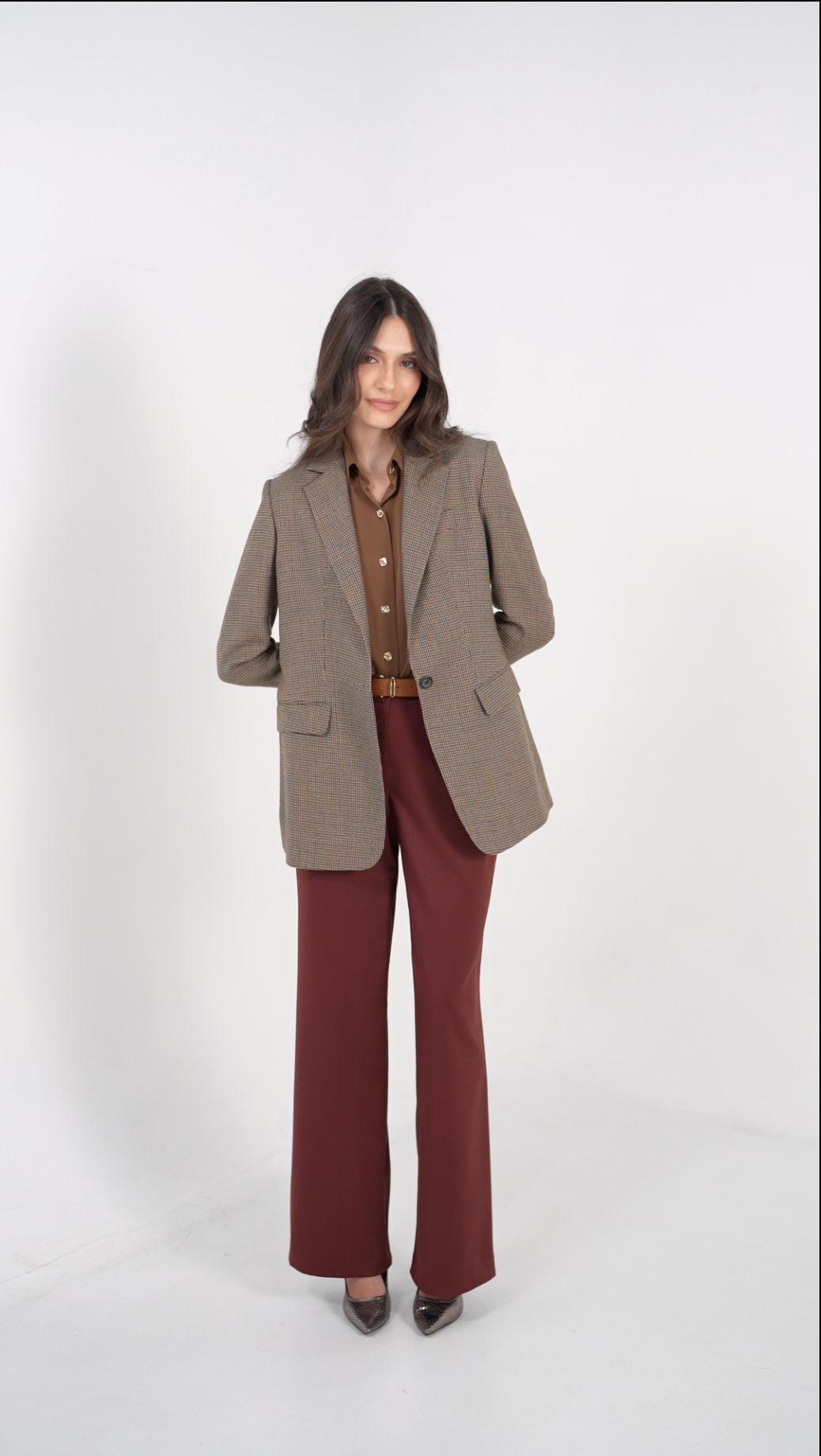 Single Breasted, Tailored Longline Blazer
