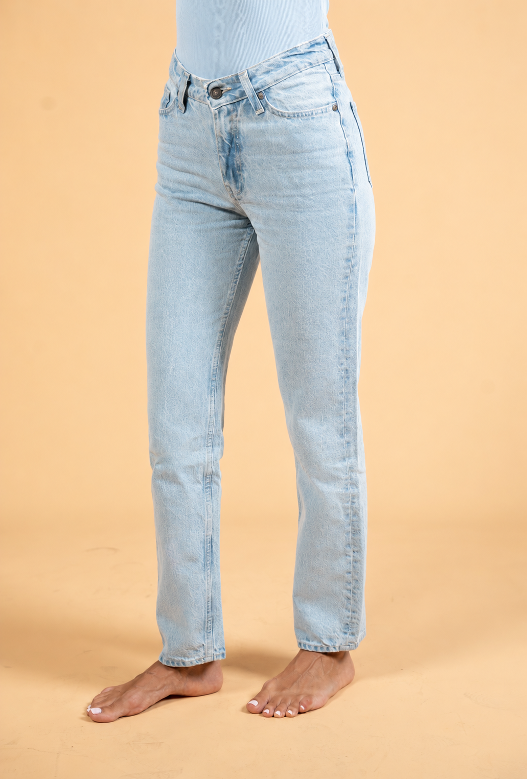 Slim Straight Leg Denim