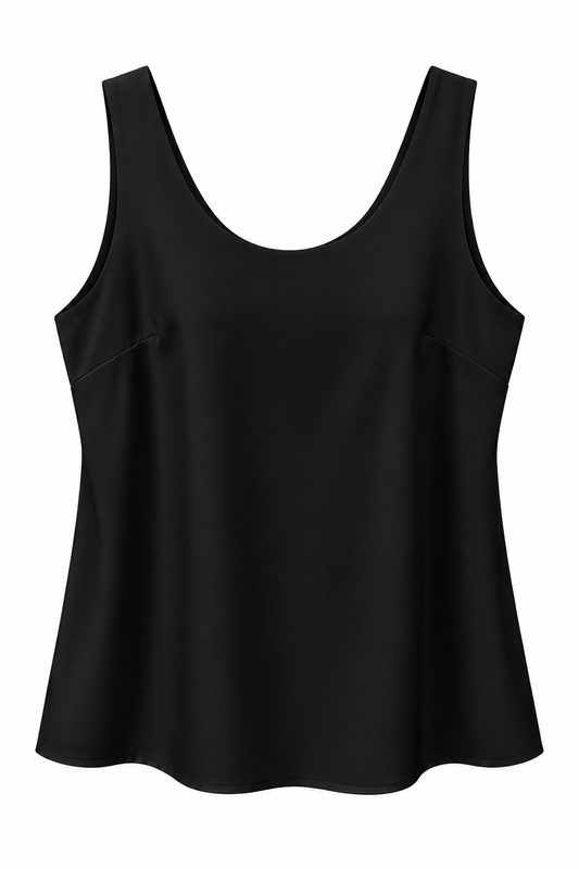 Sleeveless Round Neck Top