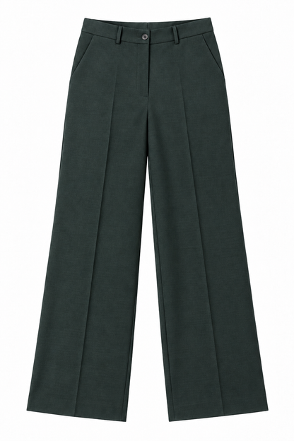 High Rise Wide Leg Trousers