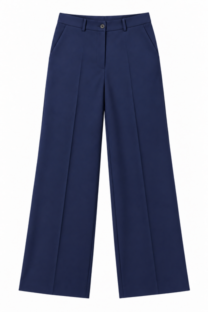 High Rise Wide Leg Trousers