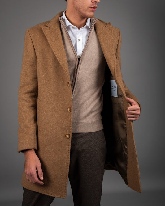 Men Cabane Col Mao 3B, 1V Double Breasted