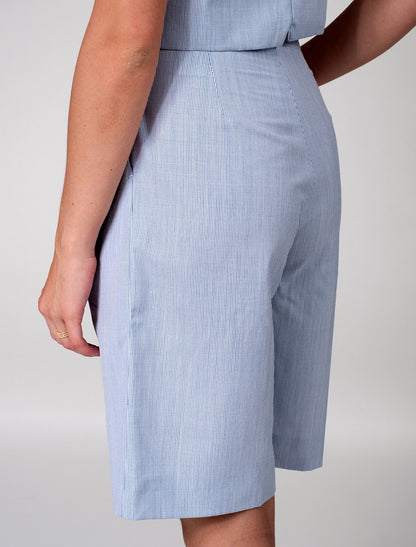 Women Bermuda With Pleats