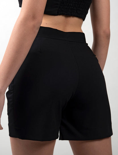 Women Short Classic With Button Tab