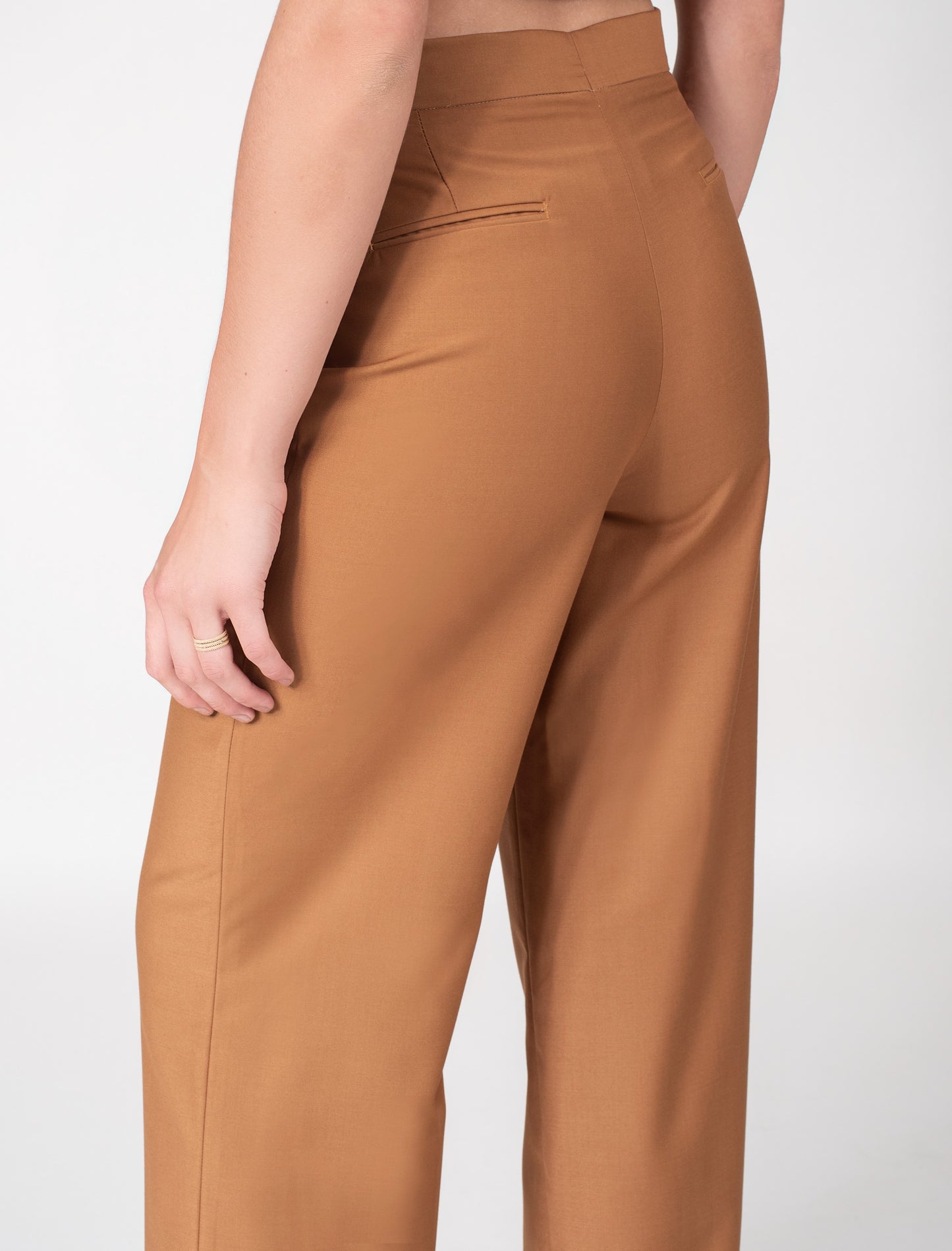 Women Trousers High Waist Flowing Wide Leg