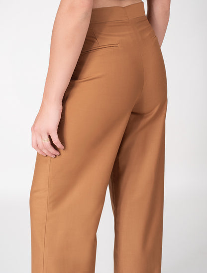 Women Trousers High Waist Flowing Wide Leg