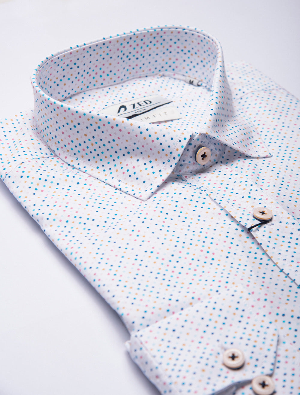 Shirt ZED Polka Dots Slim