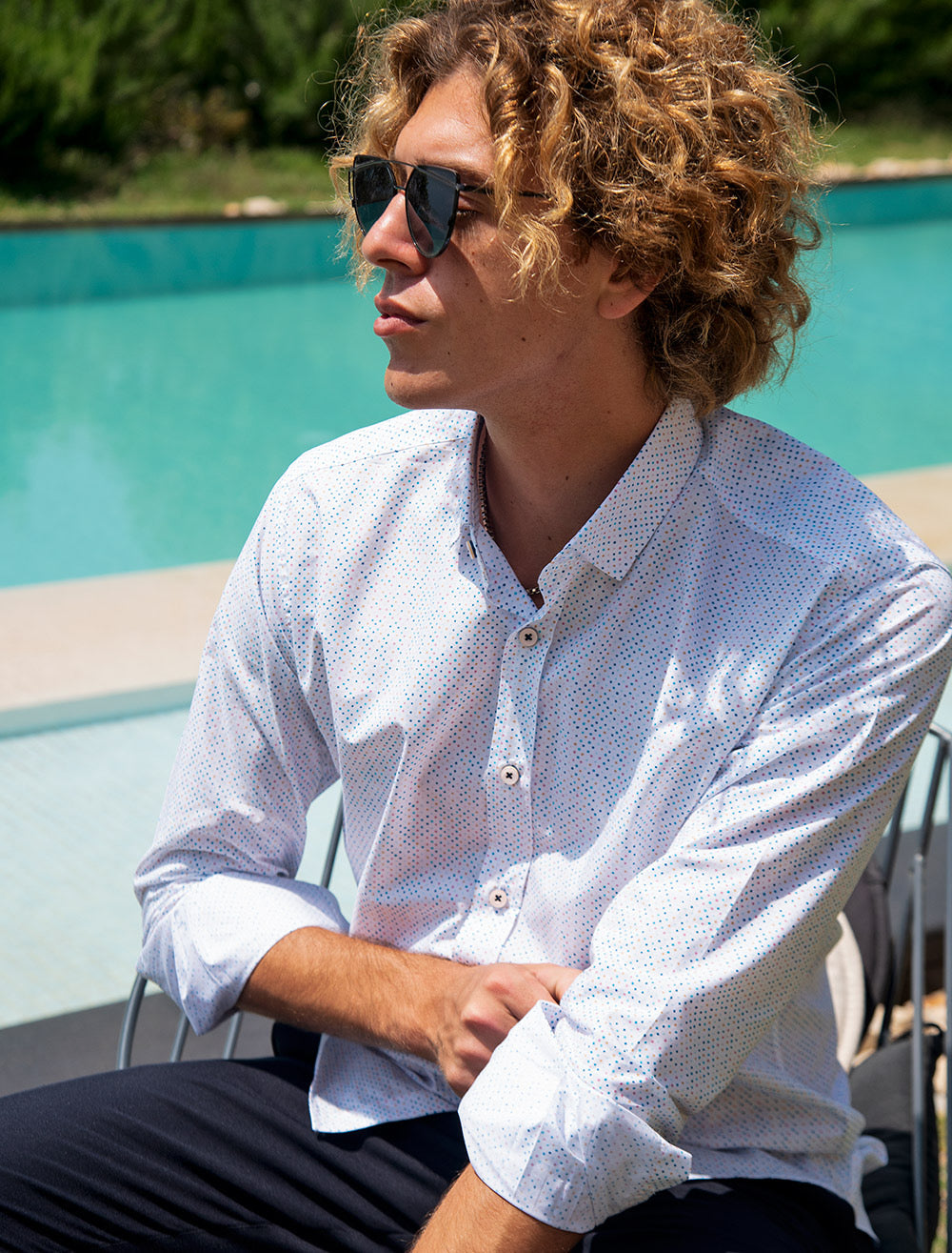 Shirt ZED Polka Dots Slim