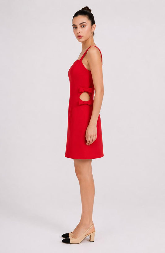A-Line Dress With Bows