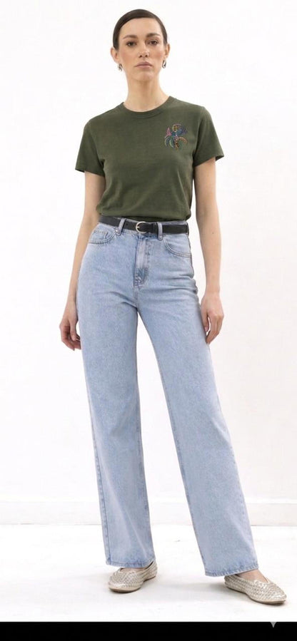 Basic T-Shirt With Embroidery