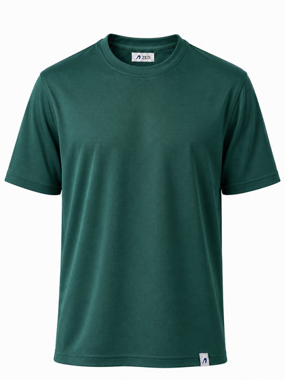Round Neck Pique Cotton