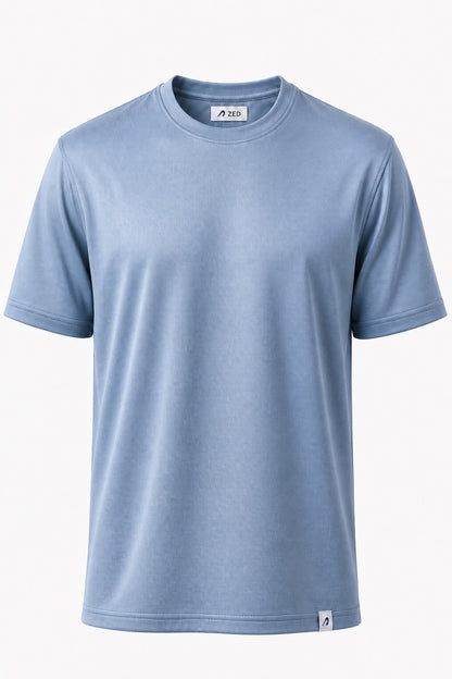 Round Neck Pique Cotton