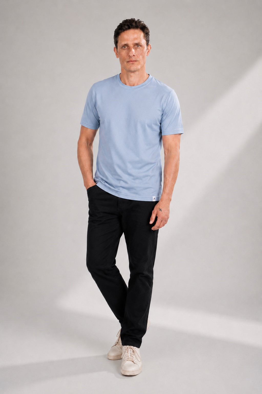 Round Neck Pique Cotton