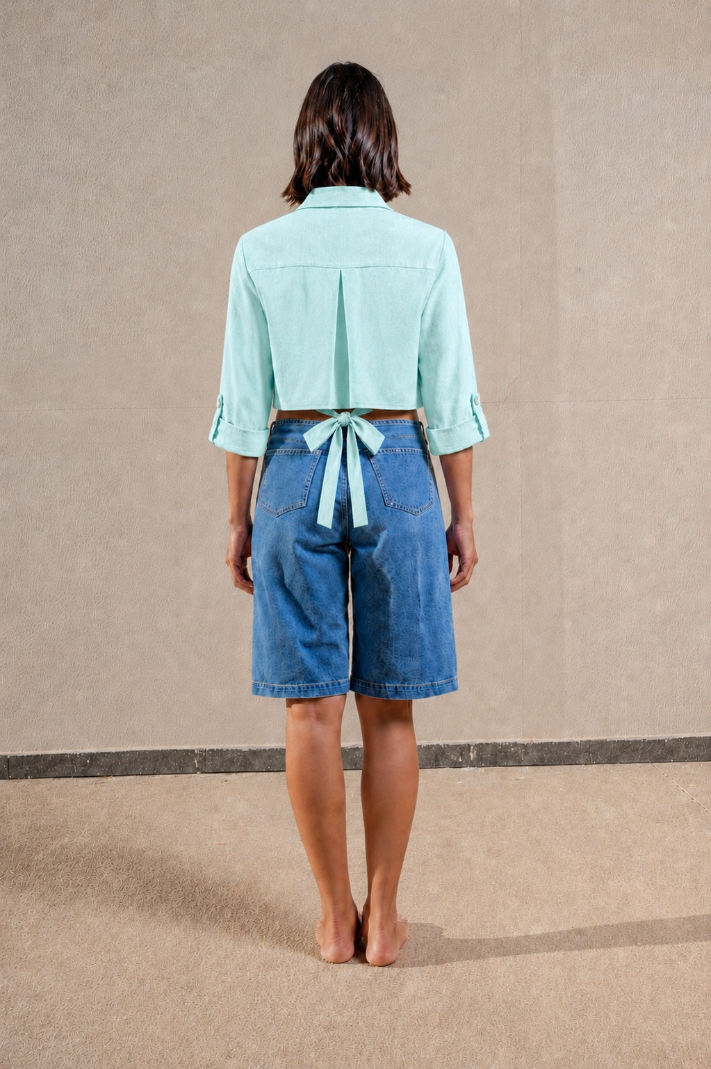 Bowed Flowy Shirt