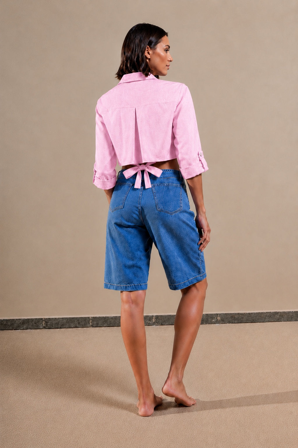 Bowed Flowy Shirt