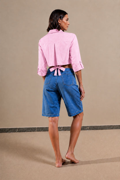 Bowed Flowy Shirt