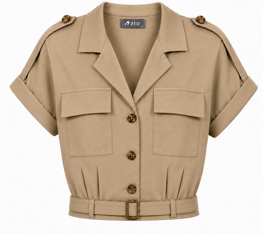 Short Sleeve Cargo Shirt