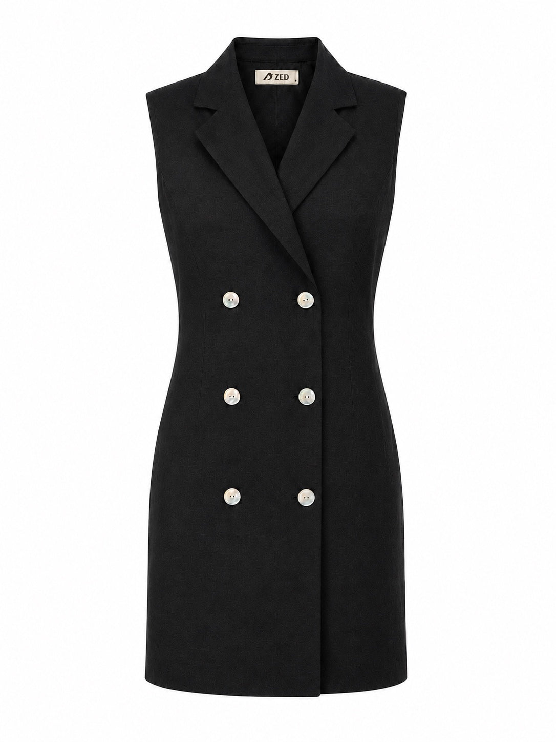 Sleeveless Blazer Dress