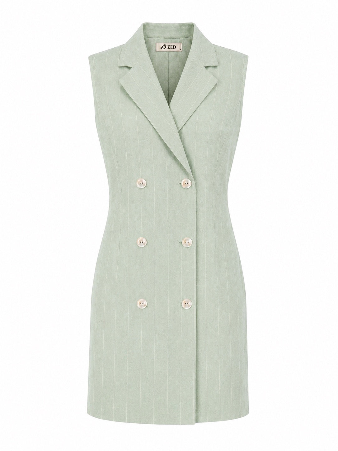 Sleeveless Blazer Dress