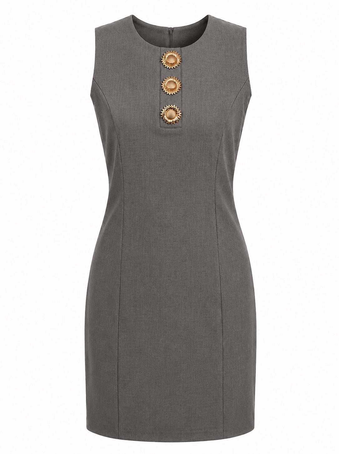 Classic Dress With Special Buttons