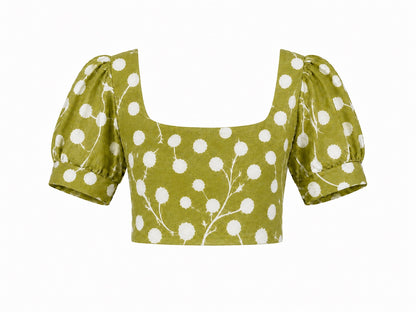Puffed Sleeves Top