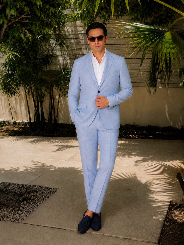 Suit Blazer Linen Half Lining