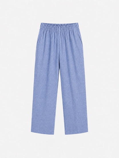 Trousers With Elasticated Waistband