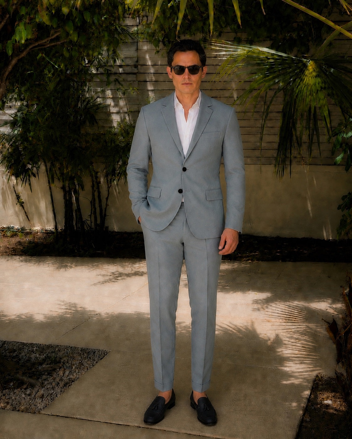 Suit Blazer Linen Half Lining