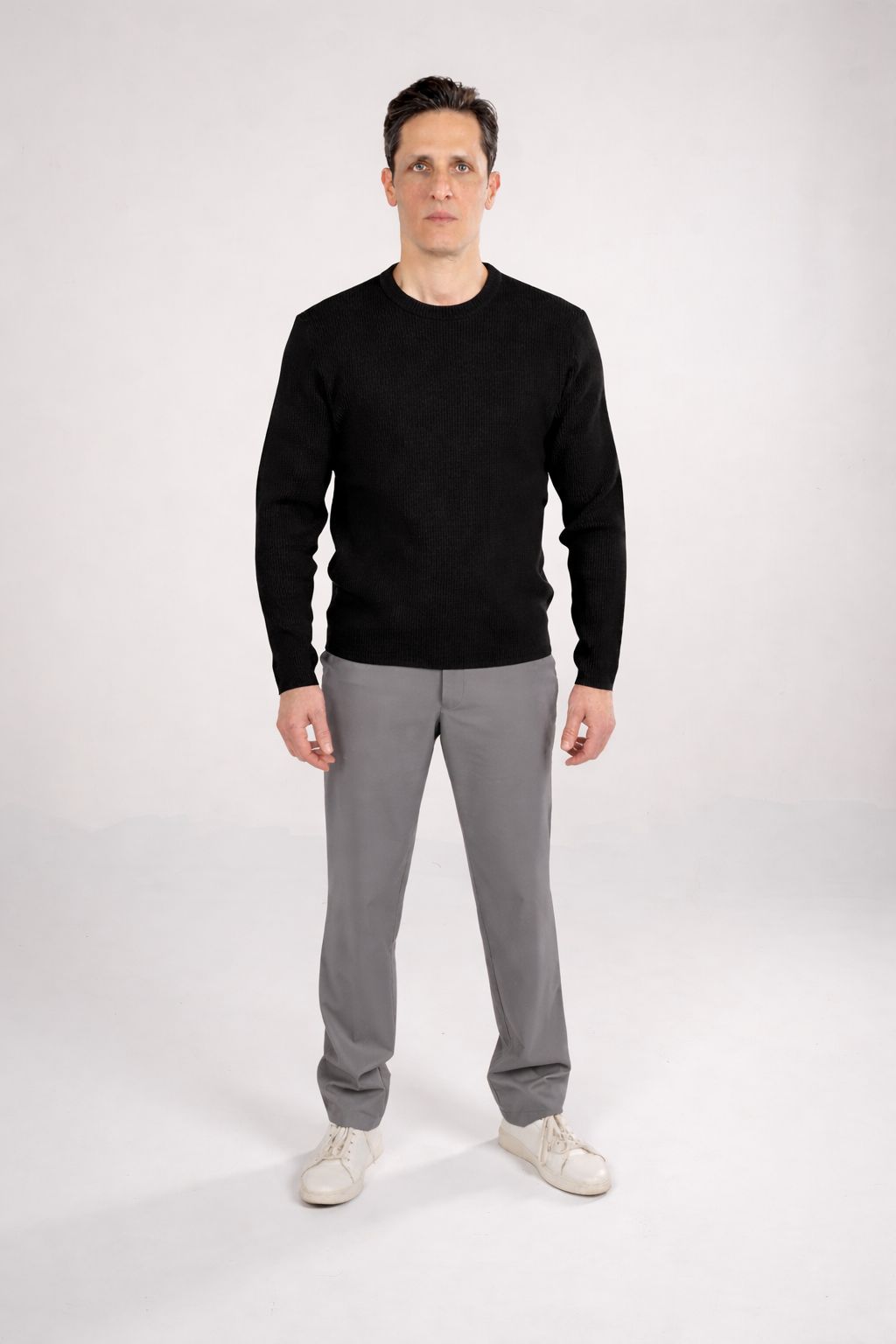 Structured Crew Neck