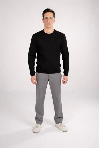 Structured Crew Neck