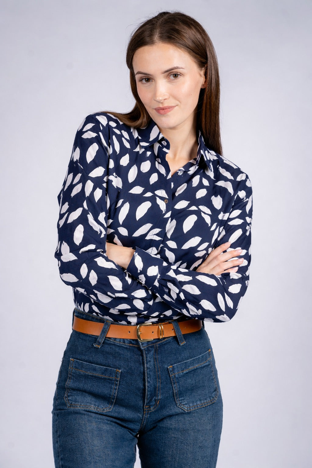 Long Sleeves Shirt With Round Side Slits