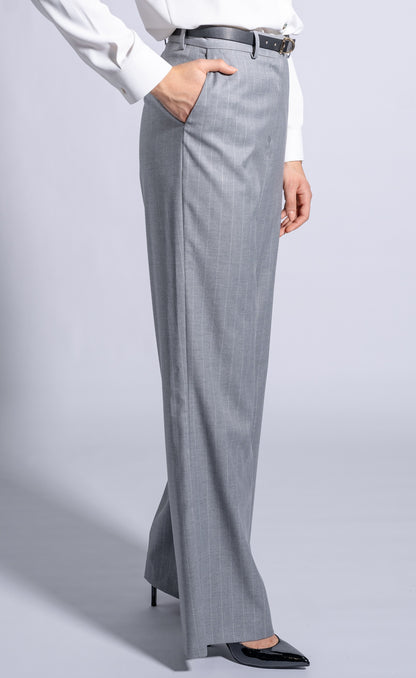 High Waisted Wide Leg Trousers